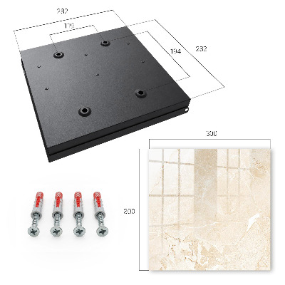 Key box Beige pattern