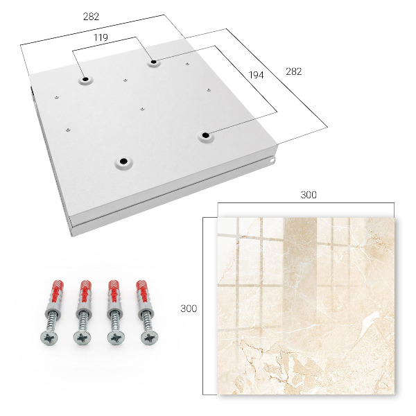 Key box Beige pattern