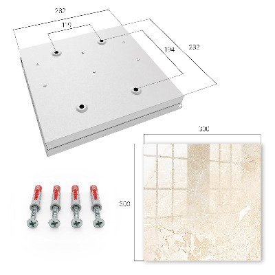 Key box Beige pattern
