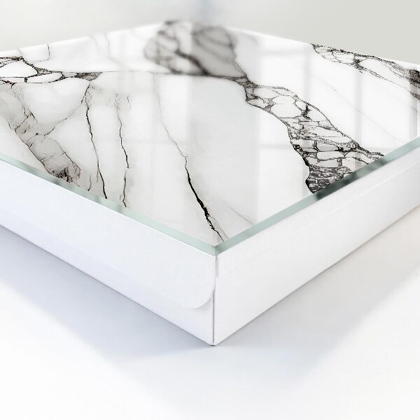 Key cabinet for wall Marble pattern