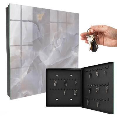 Key storage box Gray elegance