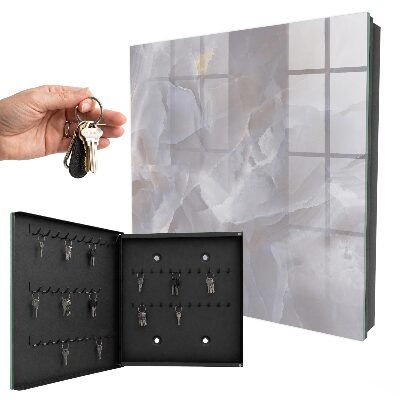 Key storage box Gray elegance