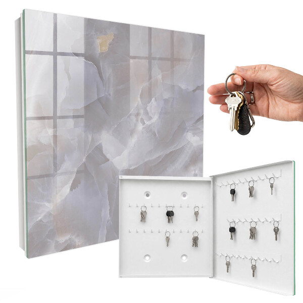 Key storage box Gray elegance
