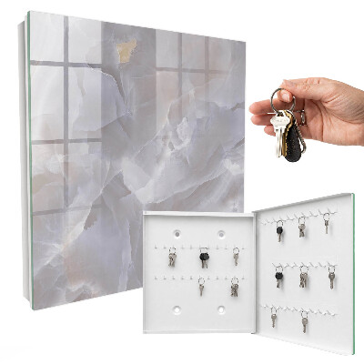 Key storage box Gray elegance