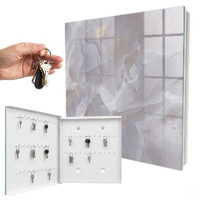 Key storage box Gray elegance