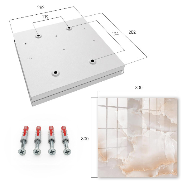Key cabinet for wall Gemstone
