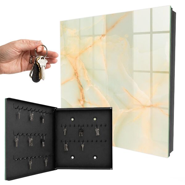 Key cabinet for wall Pastel pattern