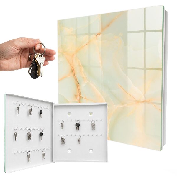 Key cabinet for wall Pastel pattern