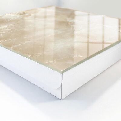 Key storage box Beige marble