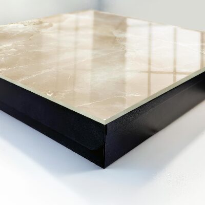 Key storage box Beige marble
