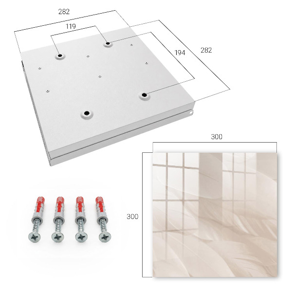 Key storage box Creamy lightness