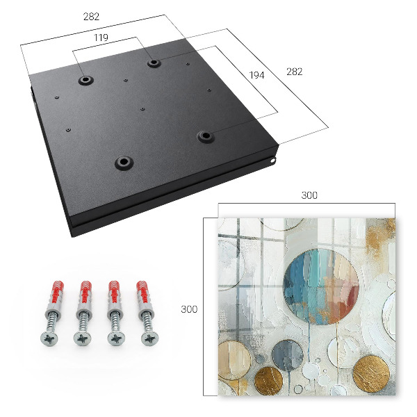 Key box Circular composition