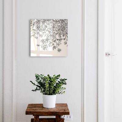 Key cabinet for wall Floral elegance