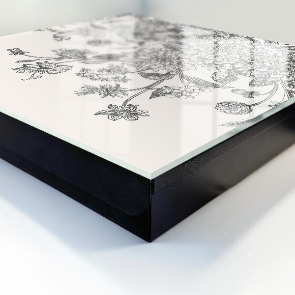 Key cabinet for wall Floral elegance