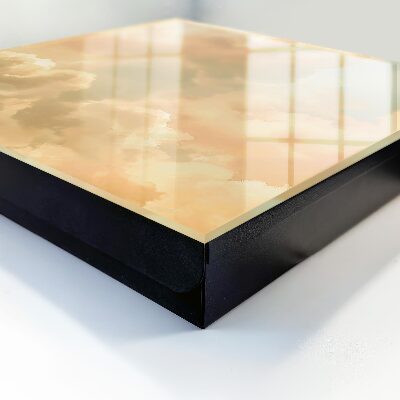 Key storage box Pastel clouds