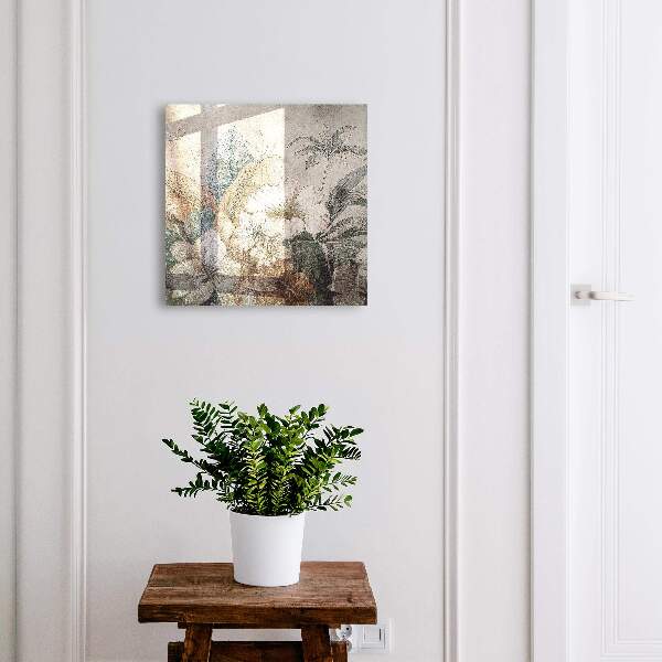 Key cabinet for wall Flowers of nature