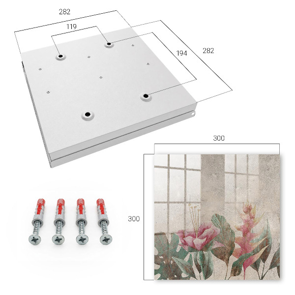 Key box Botanical elegance