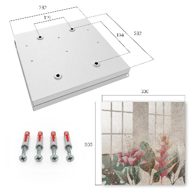 Key box Botanical elegance