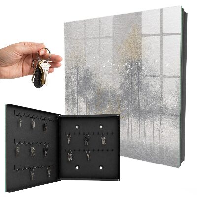 Key storage box Misty forest