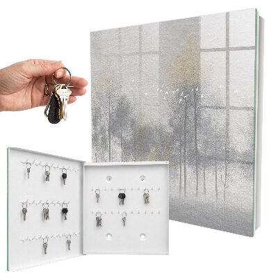 Key storage box Misty forest