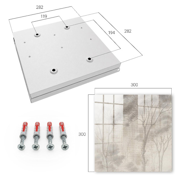 Key storage box The etherealness of the forest