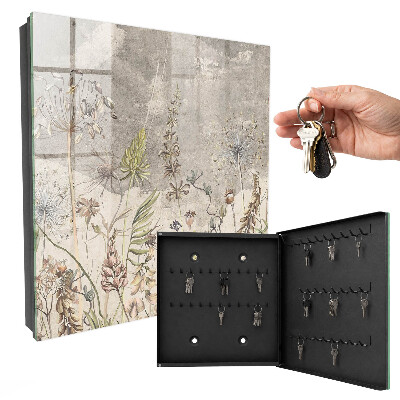Key storage box Ancient plants