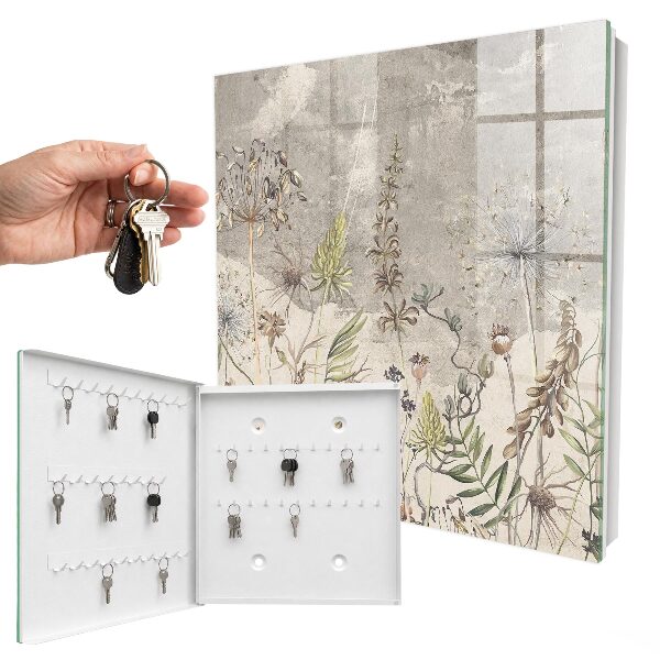 Key storage box Ancient plants