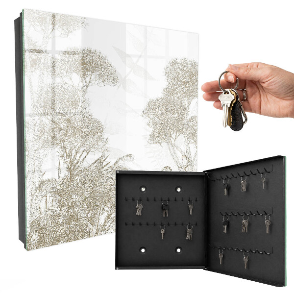 Key box Tropical pattern