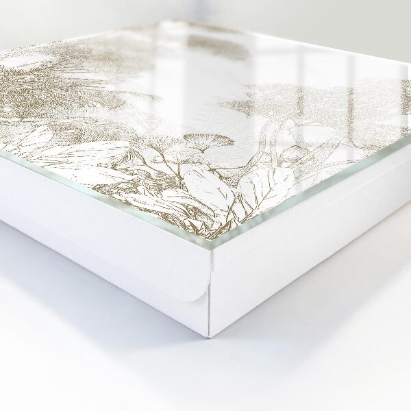 Key box Tropical pattern