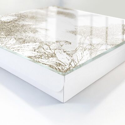 Key box Tropical pattern