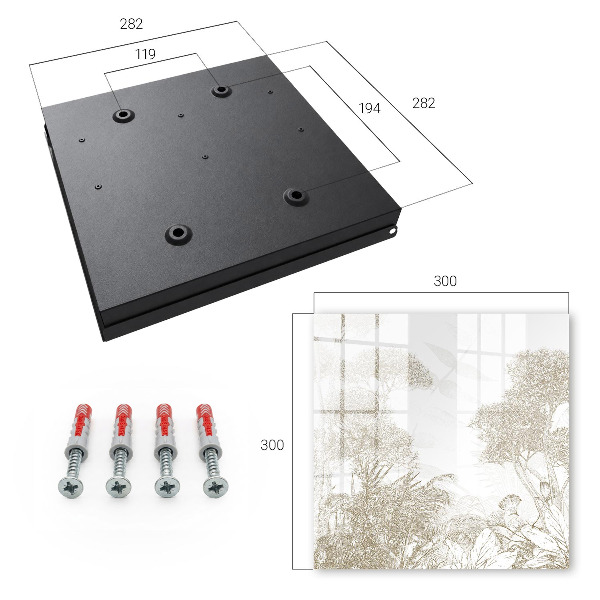 Key box Tropical pattern