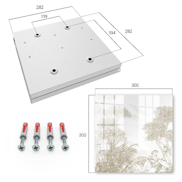 Key box Tropical pattern