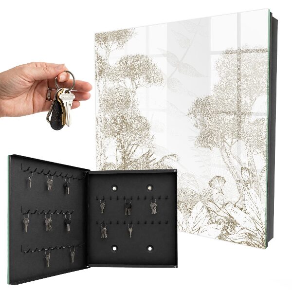 Key box Tropical pattern