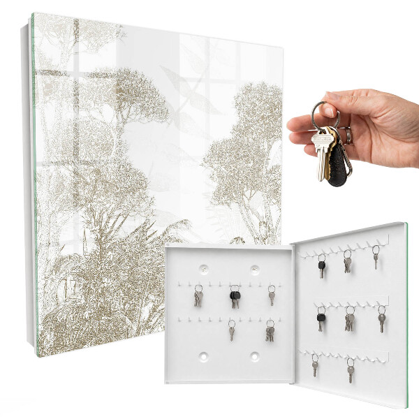 Key box Tropical pattern