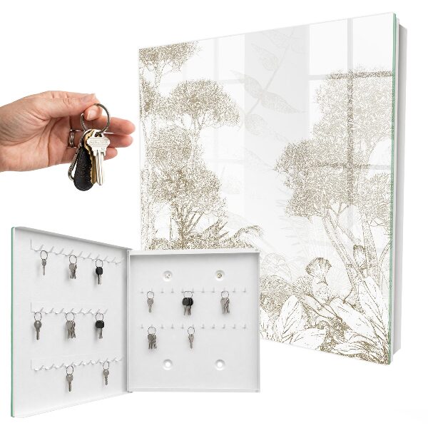 Key box Tropical pattern