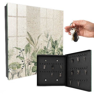 Key storage box Tropical nature