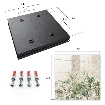 Key storage box Tropical nature