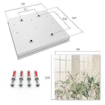 Key storage box Tropical nature