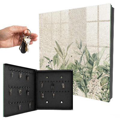 Key storage box Tropical nature