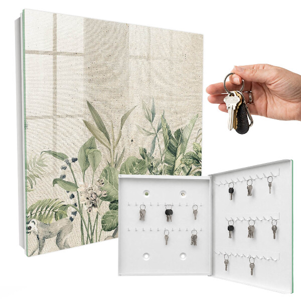 Key storage box Tropical nature