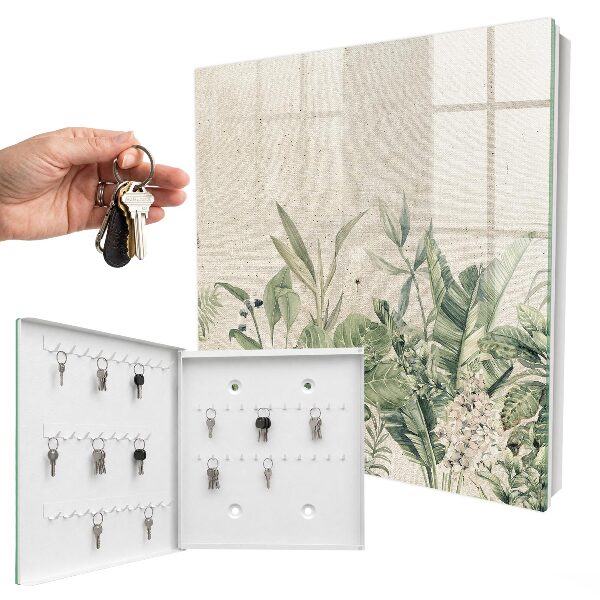 Key storage box Tropical nature