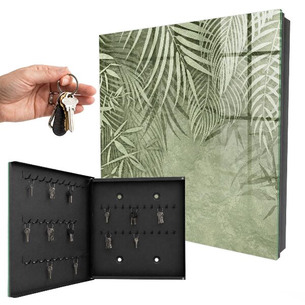 Key cabinet for wall Tropical pattern