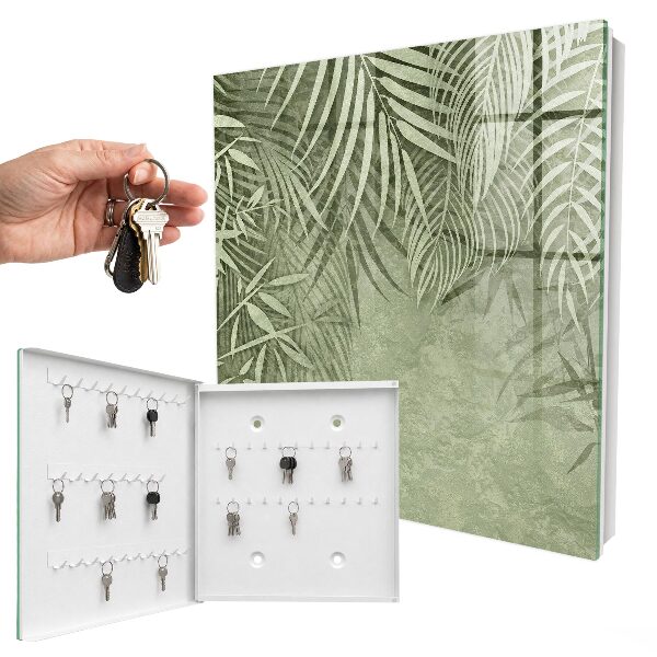 Key cabinet for wall Tropical pattern