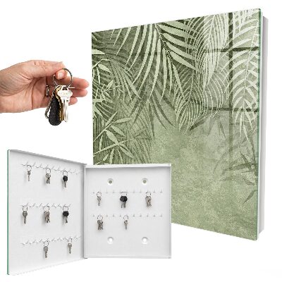 Key cabinet for wall Tropical pattern