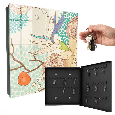 Key box Abstract flowers