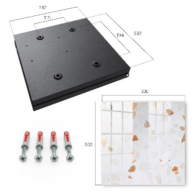 Key storage box Colored stones