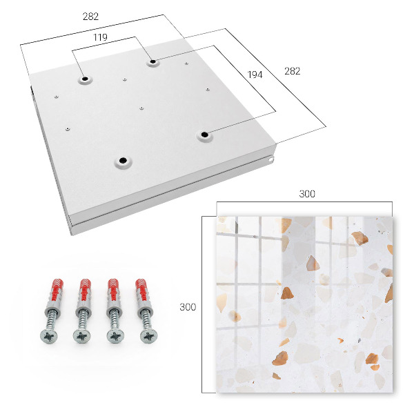 Key storage box Colored stones