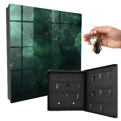 Key cabinet for wall Green elegance