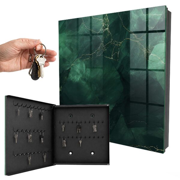 Key cabinet for wall Green elegance