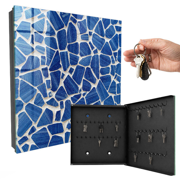 Key box Blue mosaic